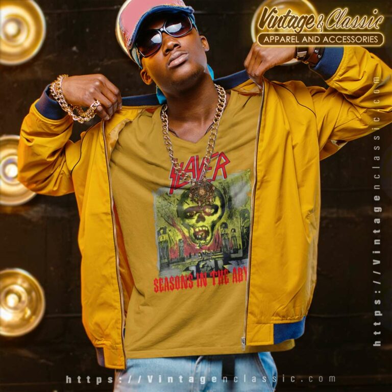 Slayer Seasons In The Abyss V Neck TShirt Slayer Seasons In The Abyss V Neck TShirt