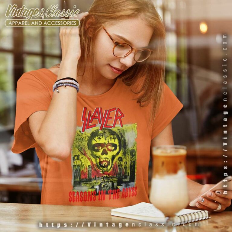 Slayer Seasons In The Abyss Women TShirt Slayer Seasons In The Abyss Women TShirt