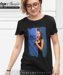 Slayer Shirt 1998 Buffy The Vampire Women TShirt
