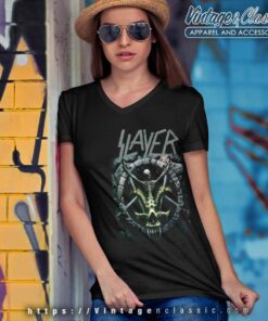 Slayer Shirt Divine Intervention World V Neck TShirt