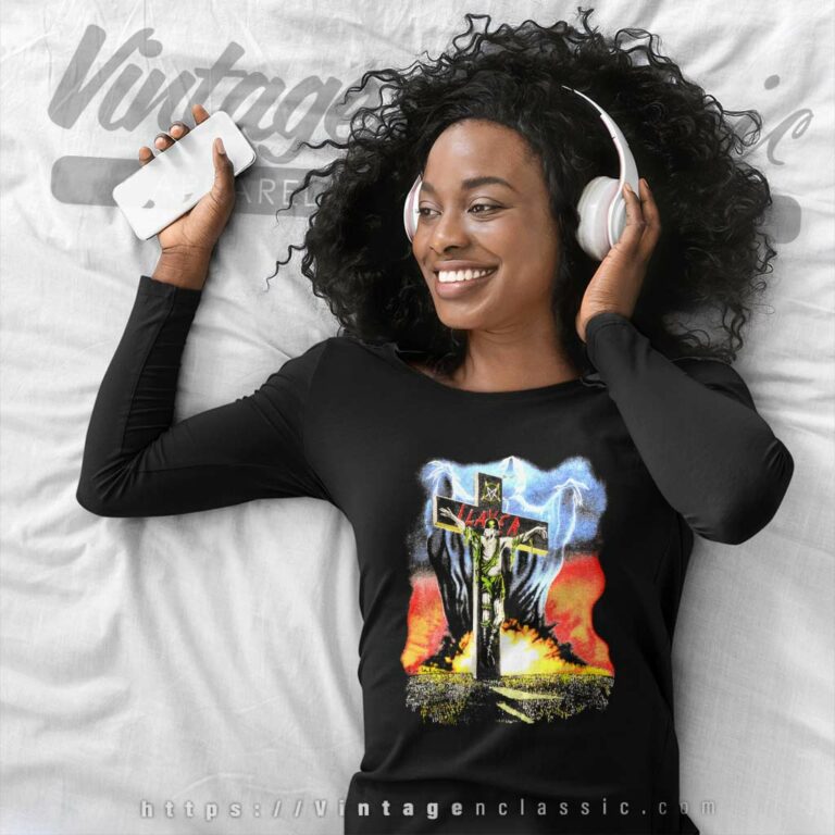 Slayer Shirt Touring Into The Abyss Long Sleeve Tee Slayer Shirt Touring Into The Abyss Long Sleeve Tee