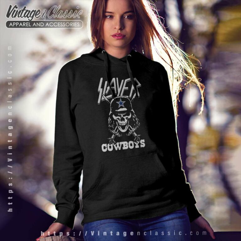Slayer Skull Dallas Cowboys Hoodie Slayer Skull Dallas Cowboys Hoodie