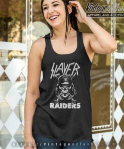 Slayer Skull Las Vegas Raiders Tank Top Racerback