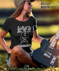 Slayer Skull Las Vegas Raiders Women TShirt