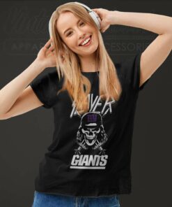 Slayer Skull New York Giants Women TShirt