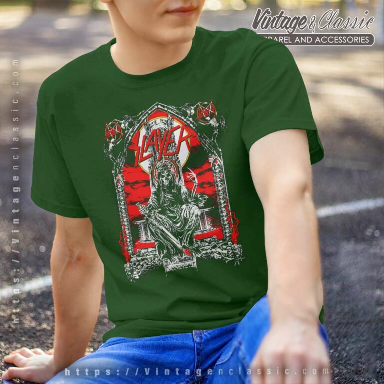 Slayer Skull Throne Black T Shirt Slayer Skull Throne Black T Shirt