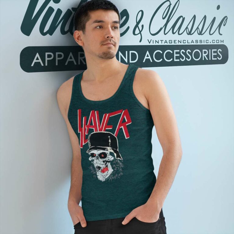 Slayer Slaytanic Wehrmacht Tour Tank Top Racerback Slayer Slaytanic Wehrmacht Tour Tank Top Racerback
