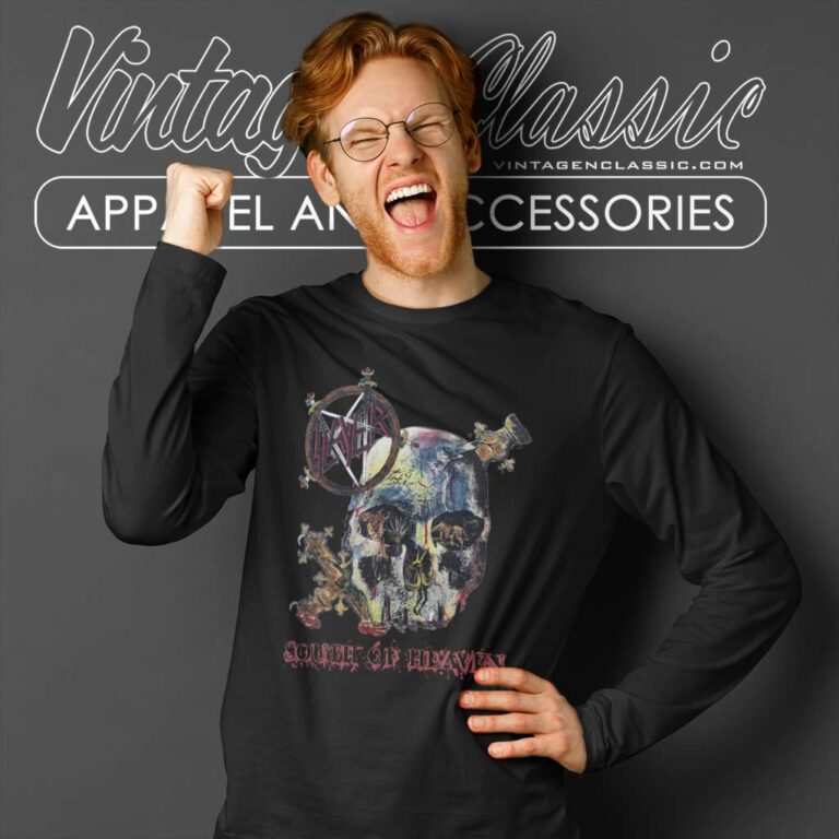 Slayer South Of Heaven Long Sleeve Tee Slayer South Of Heaven Long Sleeve Tee