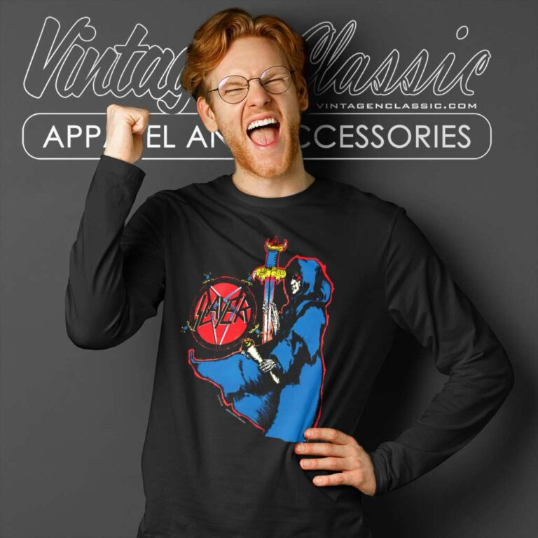 Slayer Spill The Blood Long Sleeve Tee 1 Slayer Spill The Blood Long Sleeve Tee 1