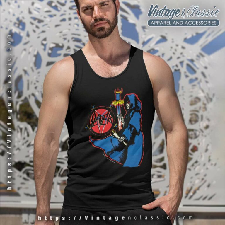 Slayer Spill The Blood Tank Top Racerback 1 Slayer Spill The Blood Tank Top Racerback 1