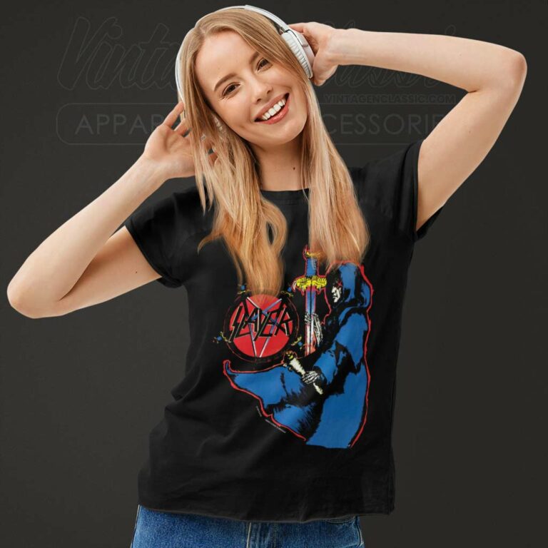 Slayer Spill The Blood Women TShirt 1 Slayer Spill The Blood Women TShirt 1