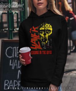 Slayer Tshirt Seasons in the Abyss Graphic Tour Hoodie Women