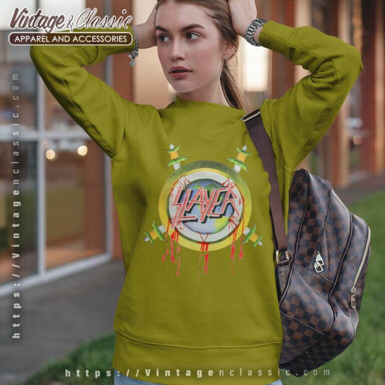 Slayer World Sacrifice Tour Sweatshirt Slayer World Sacrifice Tour Sweatshirt