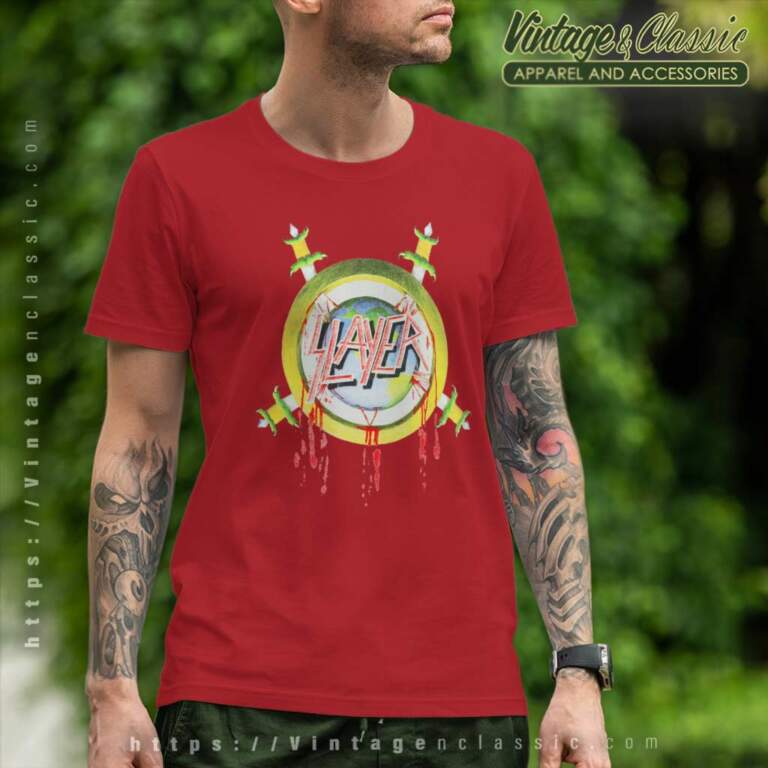 Slayer World Sacrifice Tour T Shirt Slayer World Sacrifice Tour T Shirt