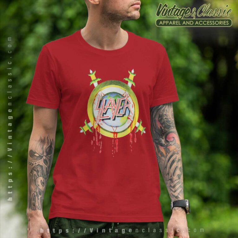 Slayer World Sacrifice Tour T Shirt Slayer World Sacrifice Tour T Shirt