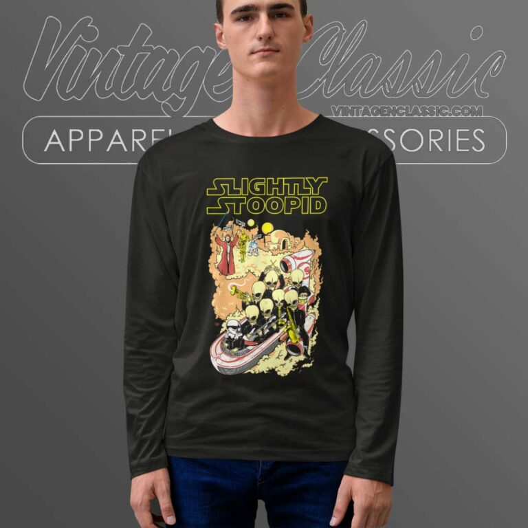 Slightly Stoopid Band Star Wars Parody Long Sleeve Tee Slightly Stoopid Band Star Wars Parody Long Sleeve Tee