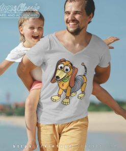Slinky Dog Toy Story V Neck TShirt