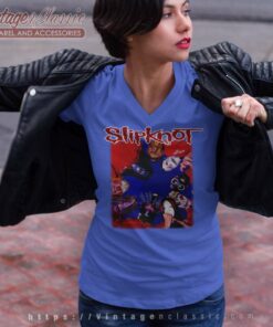 Slipknot 10th Anniversary Edition V Neck TShirt