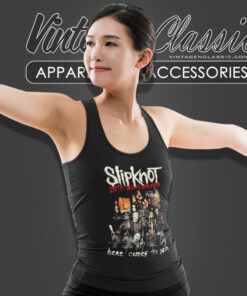Slipknot 25th Tour 2024 Acre Comes The Pain Signature Shirt 6 Slipknot 25th Tour 2024 Acre Comes The Pain Signature Tank Top Racerback