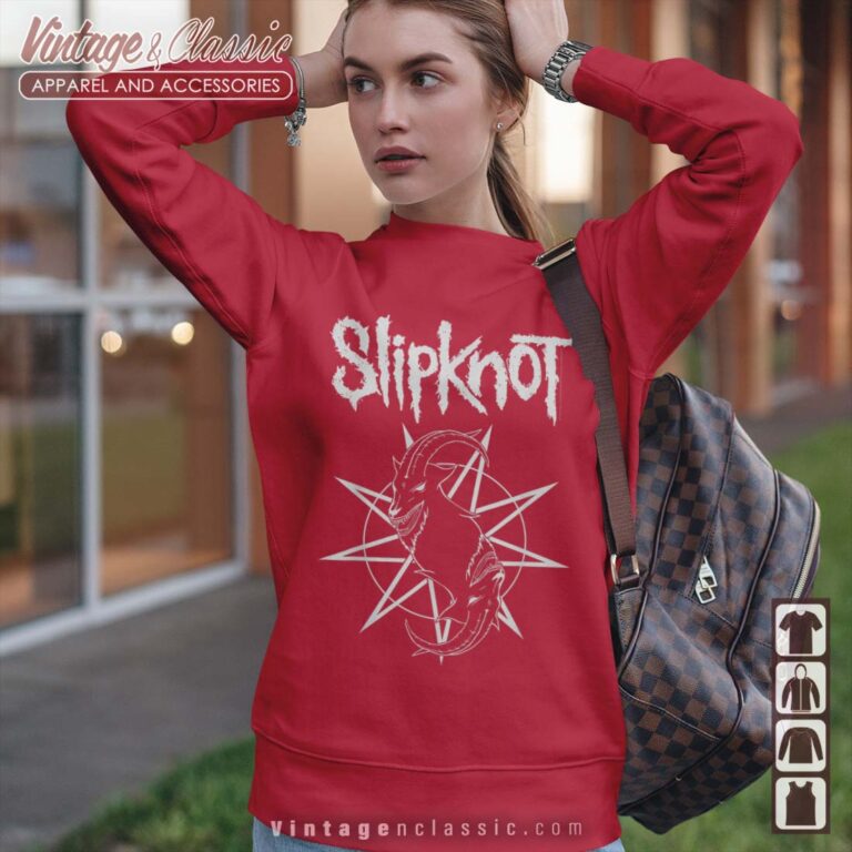 Slipknot Goat Star Logo Sweatshirt 1 Slipknot Goat Star Logo Sweatshirt 1