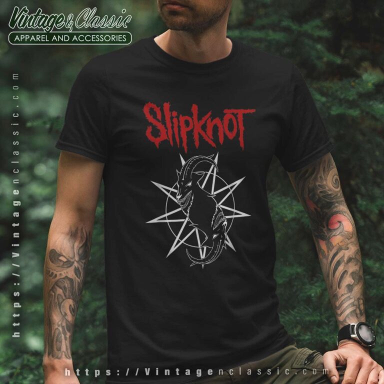 Slipknot Goat Star Logo Tshirt Slipknot Goat Star Logo Tshirt