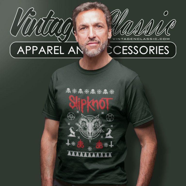 Slipknot Inspired Christmas T Shirt Slipknot Inspired Christmas T Shirt