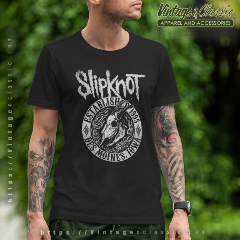 Slipknot Iowa Skull 1995 Tshirt Slipknot Iowa Skull 1995 Tshirt