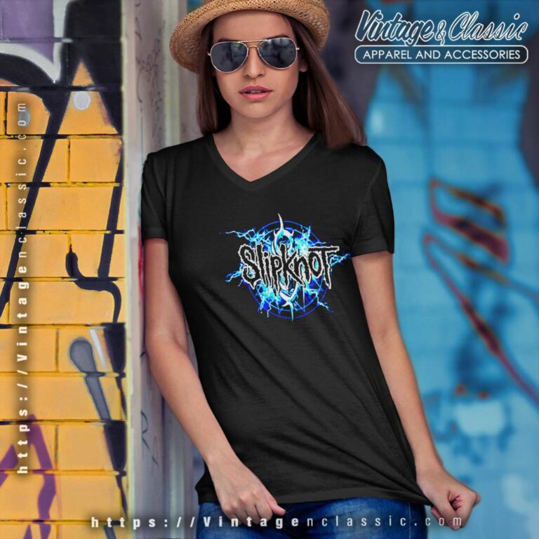 Slipknot Logo V Neck TShirt Slipknot Logo V Neck TShirt