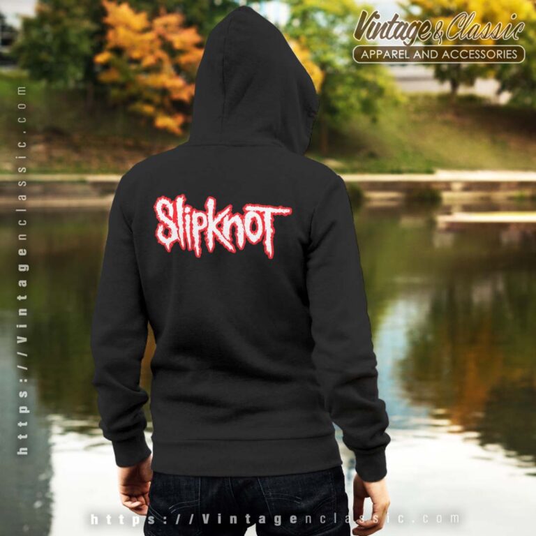 Slipknot Outline Logo Backside Hoodie 1 Slipknot Outline Logo Backside Hoodie 1