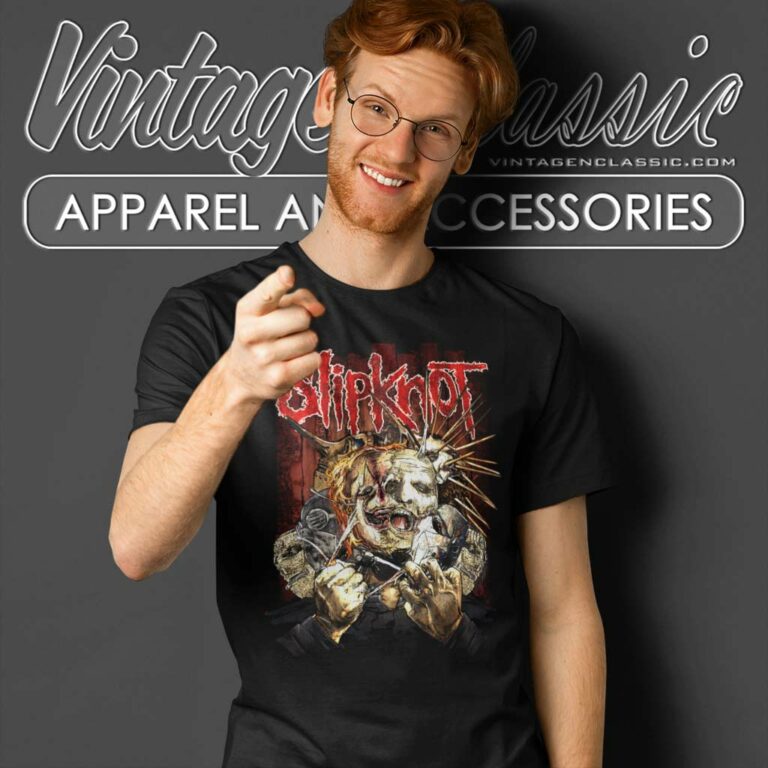 Slipknot Rip Face Monster Horror T Shirt Slipknot Rip Face Monster Horror T Shirt