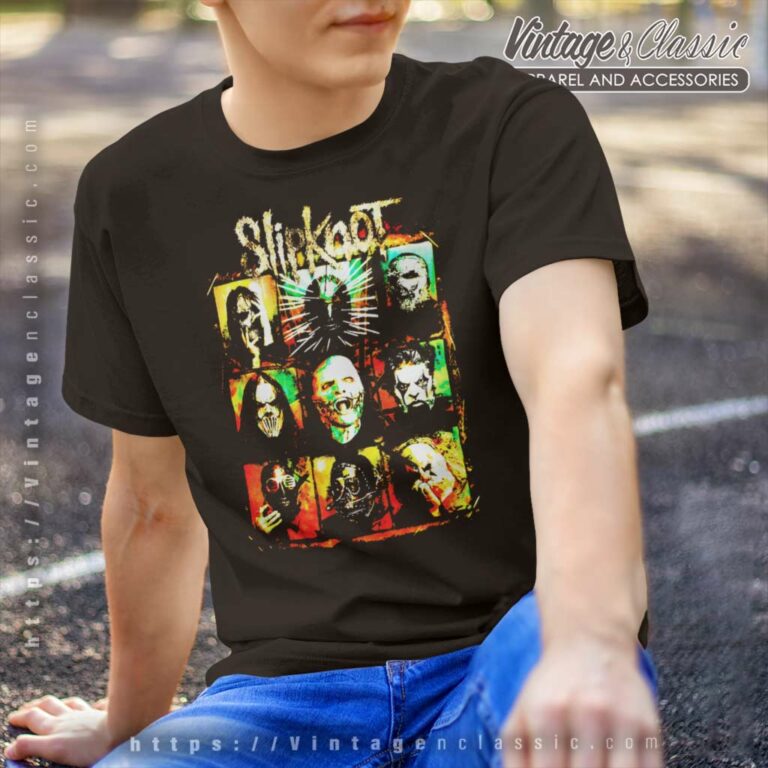 Slipknot Rusted Frame Summer T Shirt Slipknot Rusted Frame Summer T Shirt