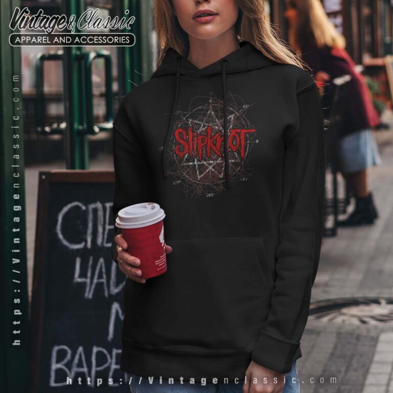 Slipknot Scribble Star Logo Hoodie Slipknot Scribble Star Logo Hoodie