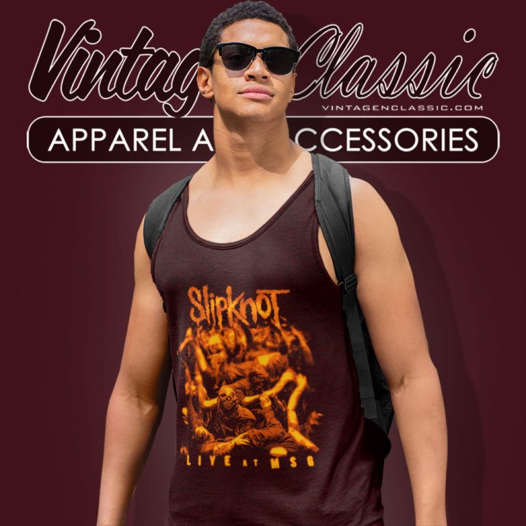 Slipknot Shirt Album Live At Msg Tank Top Racerback Slipknot Shirt Album Live At Msg Tank Top Racerback