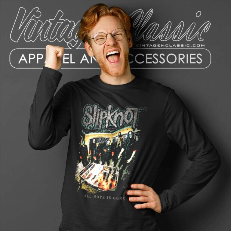 Slipknot Shirt All Hope Is Gone Tour Long Sleeve Tee Slipknot Shirt All Hope Is Gone Tour Long Sleeve Tee