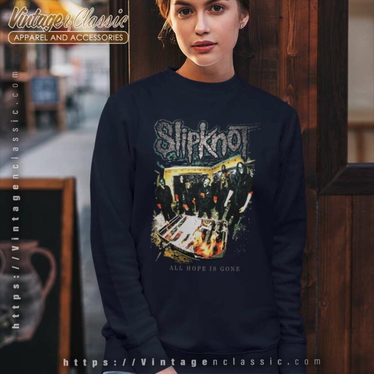 Slipknot Shirt All Hope Is Gone Tour Sweatshirt Slipknot Shirt All Hope Is Gone Tour Sweatshirt