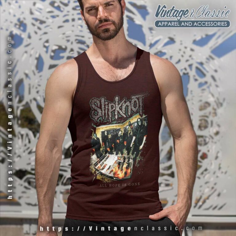 Slipknot Shirt All Hope Is Gone Tour Tank Top Racerback Slipknot Shirt All Hope Is Gone Tour Tank Top Racerback