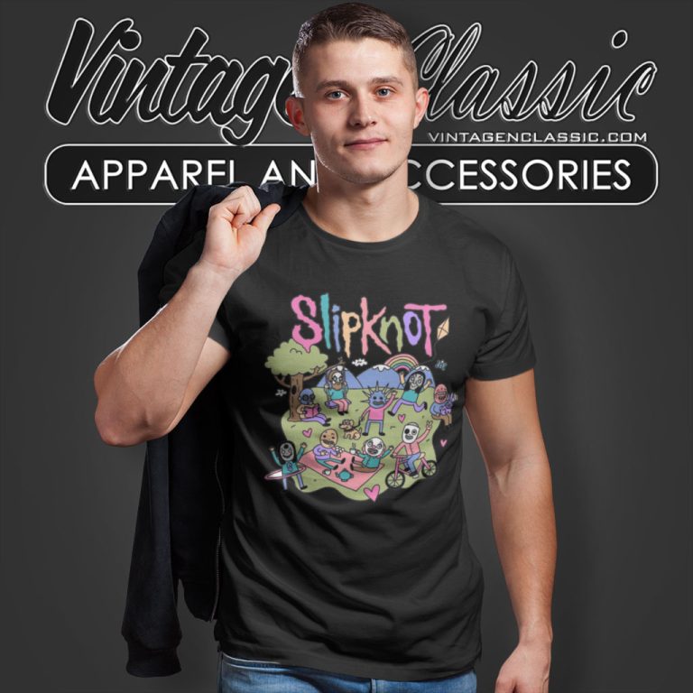 Slipknot Shirt Evolution Through The Year 2023 Tour T Shirt Slipknot Shirt Evolution Through The Year 2023 Tour T Shirt