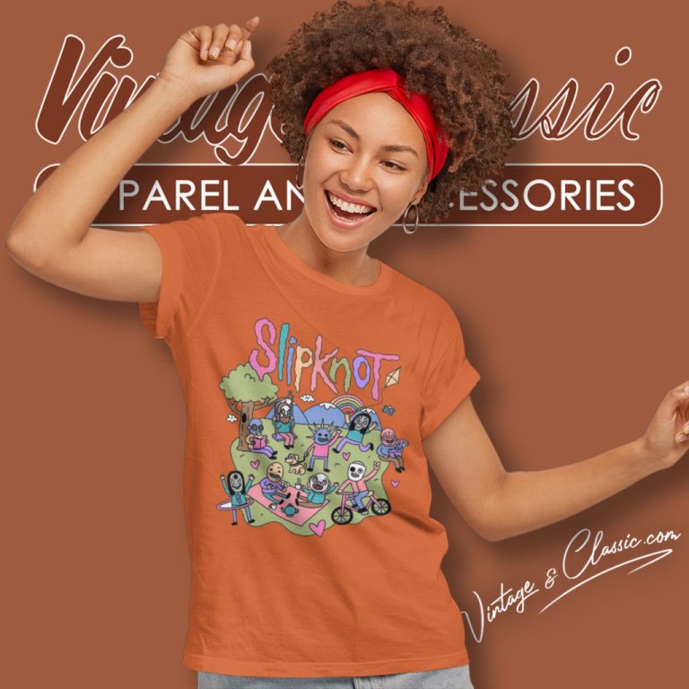 Slipknot Shirt Evolution Through The Year 2023 Tour Women T Shirt Slipknot Shirt Evolution Through The Year 2023 Tour Women T Shirt