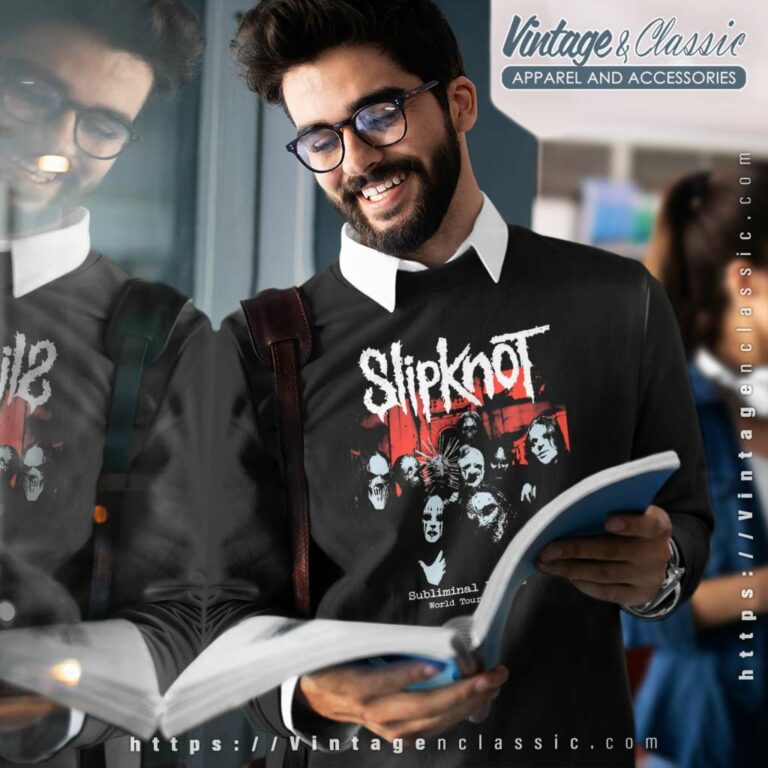 Slipknot Shirt Subliminal Verses World Tour Sweatshirt Slipknot Shirt Subliminal Verses World Tour Sweatshirt