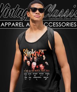 Slipknot Shirt The End So Far World Tour 2023 Signatures 5 Slipknot Shirt The End So Far World Tour 2023 Signatures Tank Top Racerback