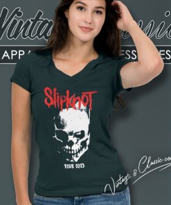 Slipknot Shirt Tour New Gift For Fans V Neck TShirt