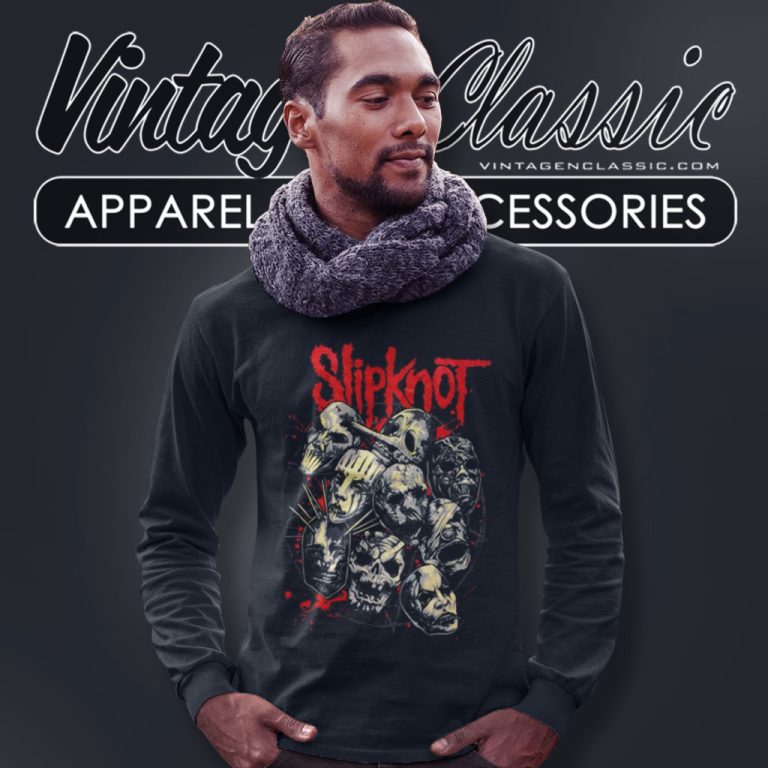 Slipknot Shirt Vintage Style Rock Band Slipknot Long Sleeve Tee Slipknot Shirt Vintage Style Rock Band Slipknot Long Sleeve Tee