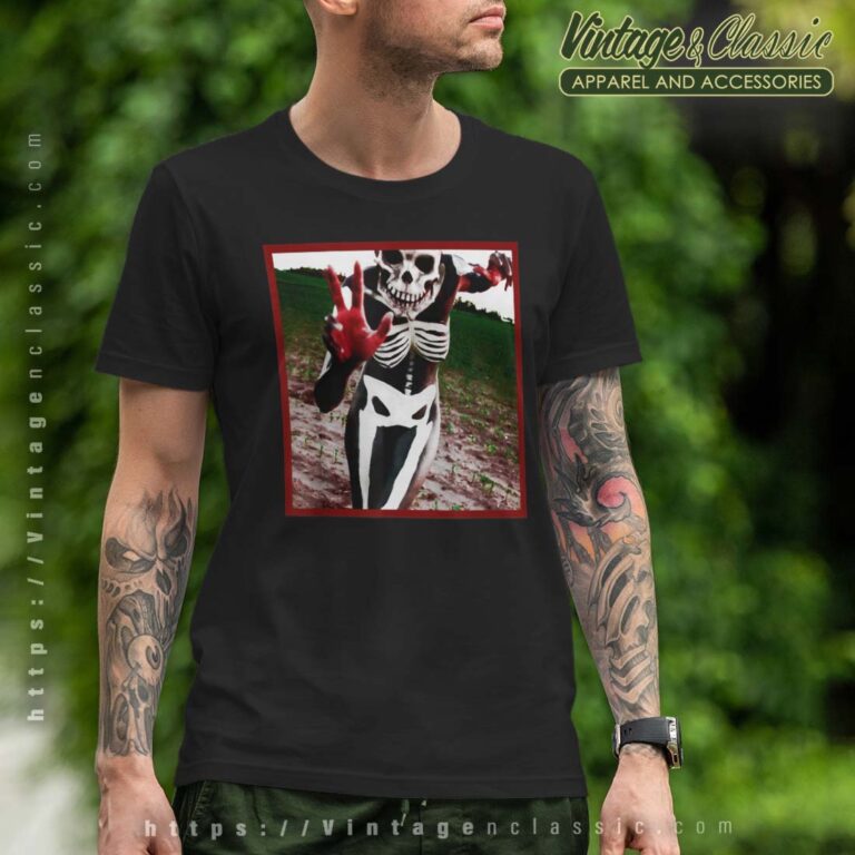 Slipknot Skull Girl Photo Tshirt Slipknot Skull Girl Photo Tshirt