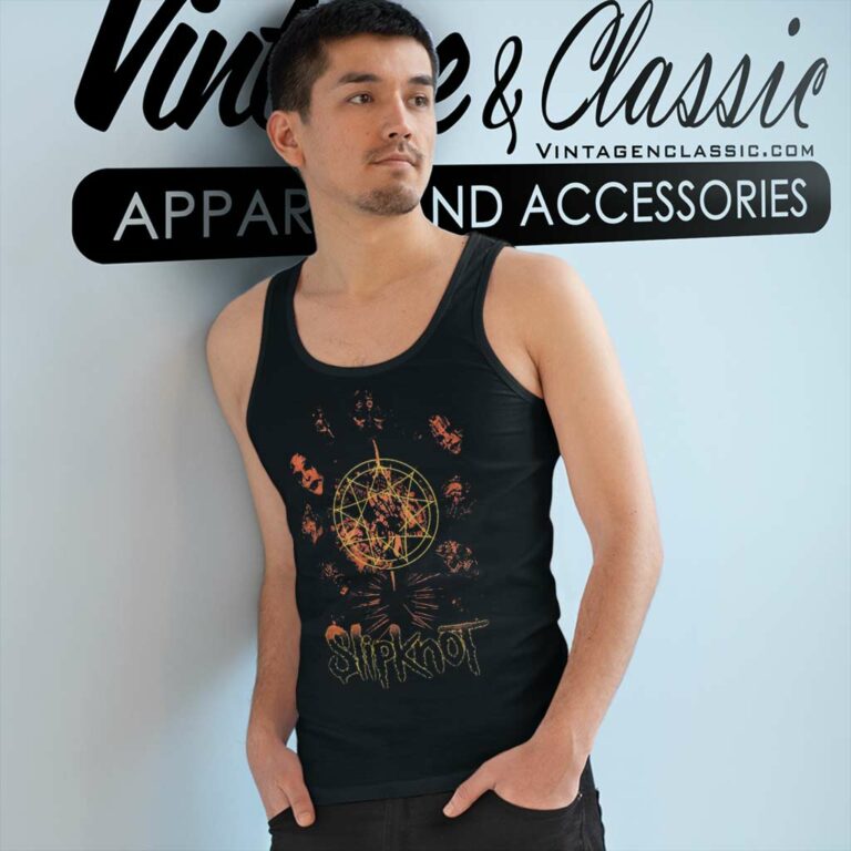 Slipknot Skull Pentagram Tank Top Racerback Slipknot Skull Pentagram Tank Top Racerback