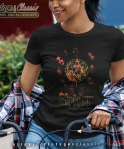 Slipknot Skull Pentagram Shirt 7 Slipknot Skull Pentagram Women TShirt