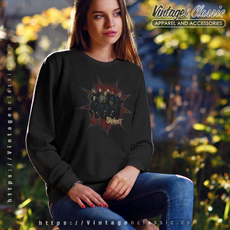 Slipknot Star Scratch Band Sweatshirt Slipknot Star Scratch Band Sweatshirt