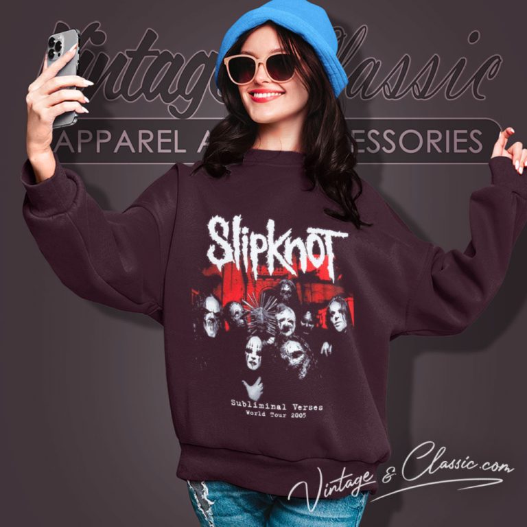 Slipknot Subliminal Verse World Tour Sweatshirt 1 Slipknot Subliminal Verse World Tour Sweatshirt 1