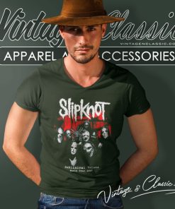 Slipknot Subliminal Verse World Tour Shirt 5 Slipknot Subliminal Verse World Tour V Neck TShirt 1