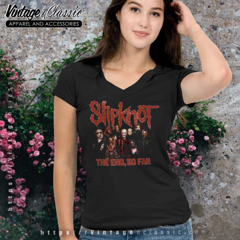 Slipknot The End So Far Vneck Slipknot The End So Far Vneck