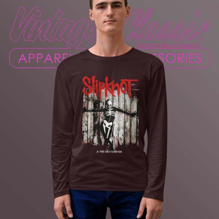 Slipknot The Grey Chapter Long Sleeve Tee Slipknot The Grey Chapter Long Sleeve Tee